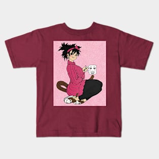 Best Saiyan Mamma Pink Kids T-Shirt